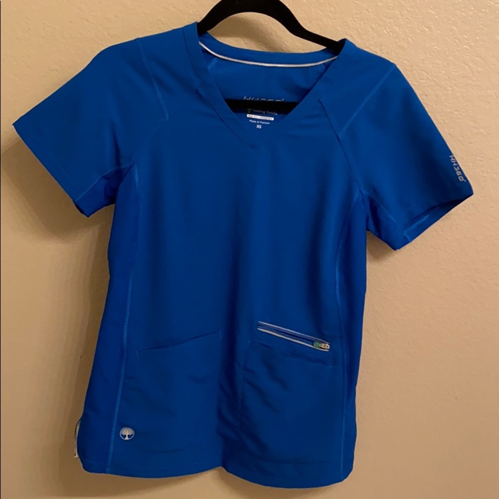 Healing Hands 360 Royal blue scrub set